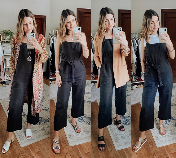 Everlane Jumpsuit 4 Ways Style Session Cobalt Chronicles