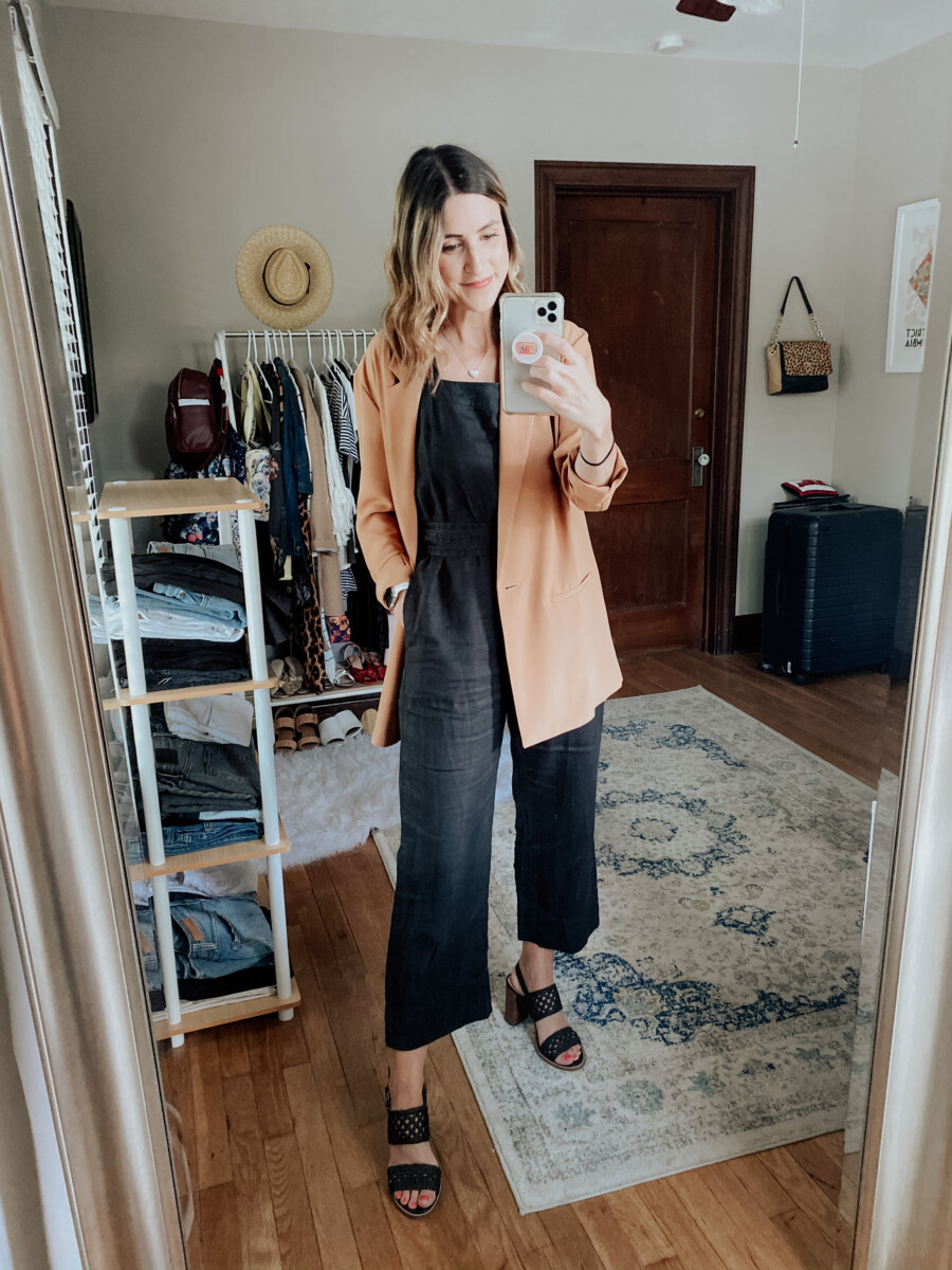 Everlane Jumpsuit 4 Ways Style Session Cobalt Chronicles