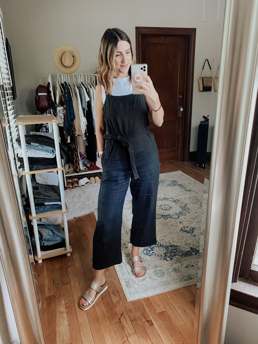 Everlane Jumpsuit 4 Ways Style Session Cobalt Chronicles