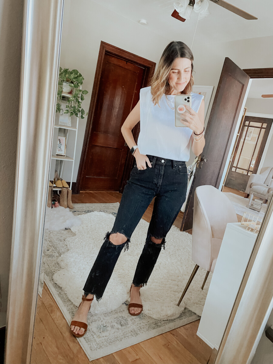 Week In Review Amazon Shoulder Pad Tee