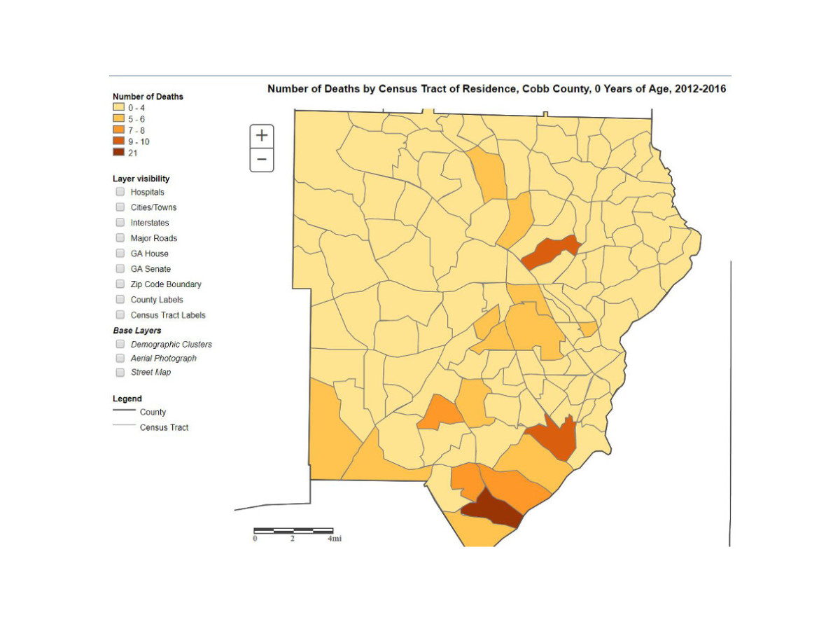 Data shows alarming infant mortality rate in a part of South Cobb