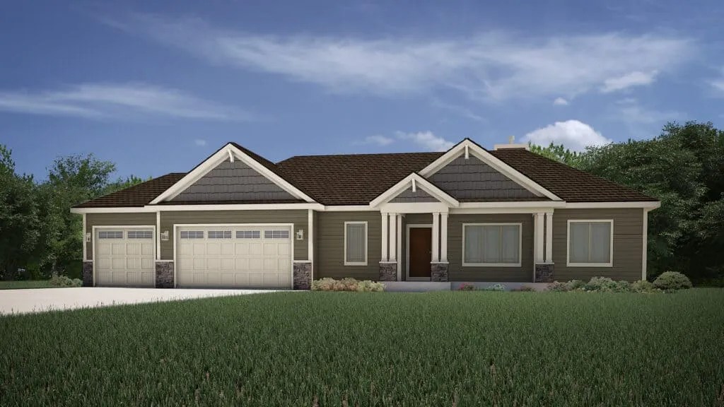 New Construction Homes for Sale Freedom III by Cobblestone Builders