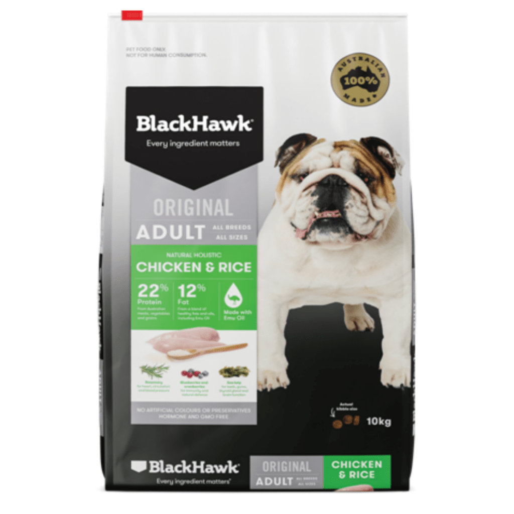Black Hawk Adult Chicken & Rice 20kg Cobdogla Fodder