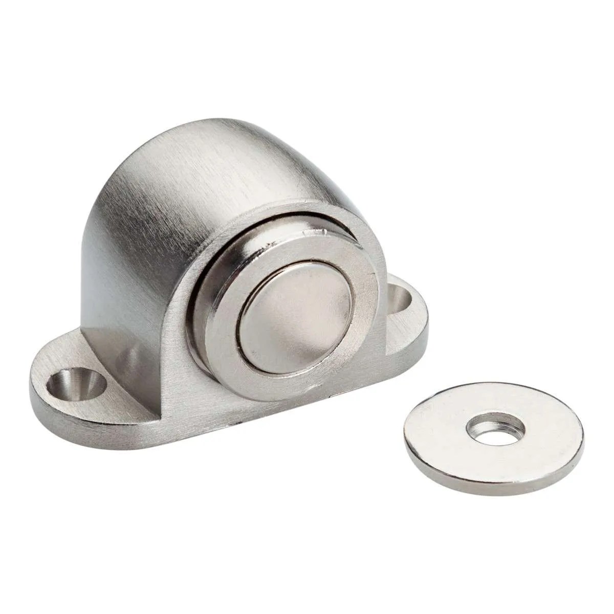 CH005 FLOOR MOUNTED DOOR STOP SATIN NICKEL Cobe Hardware