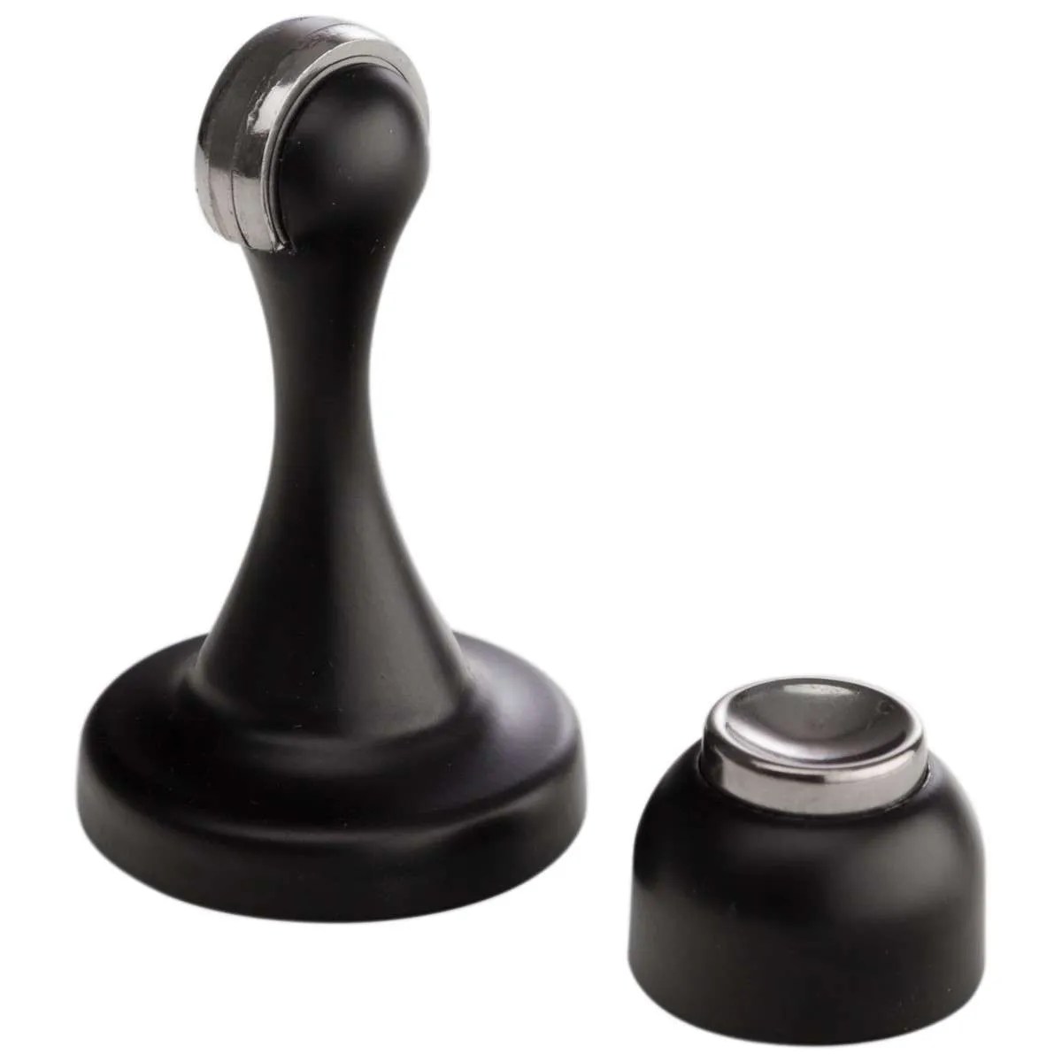 CH023 WALL MOUNTED DOOR STOP BLACK Cobe Hardware