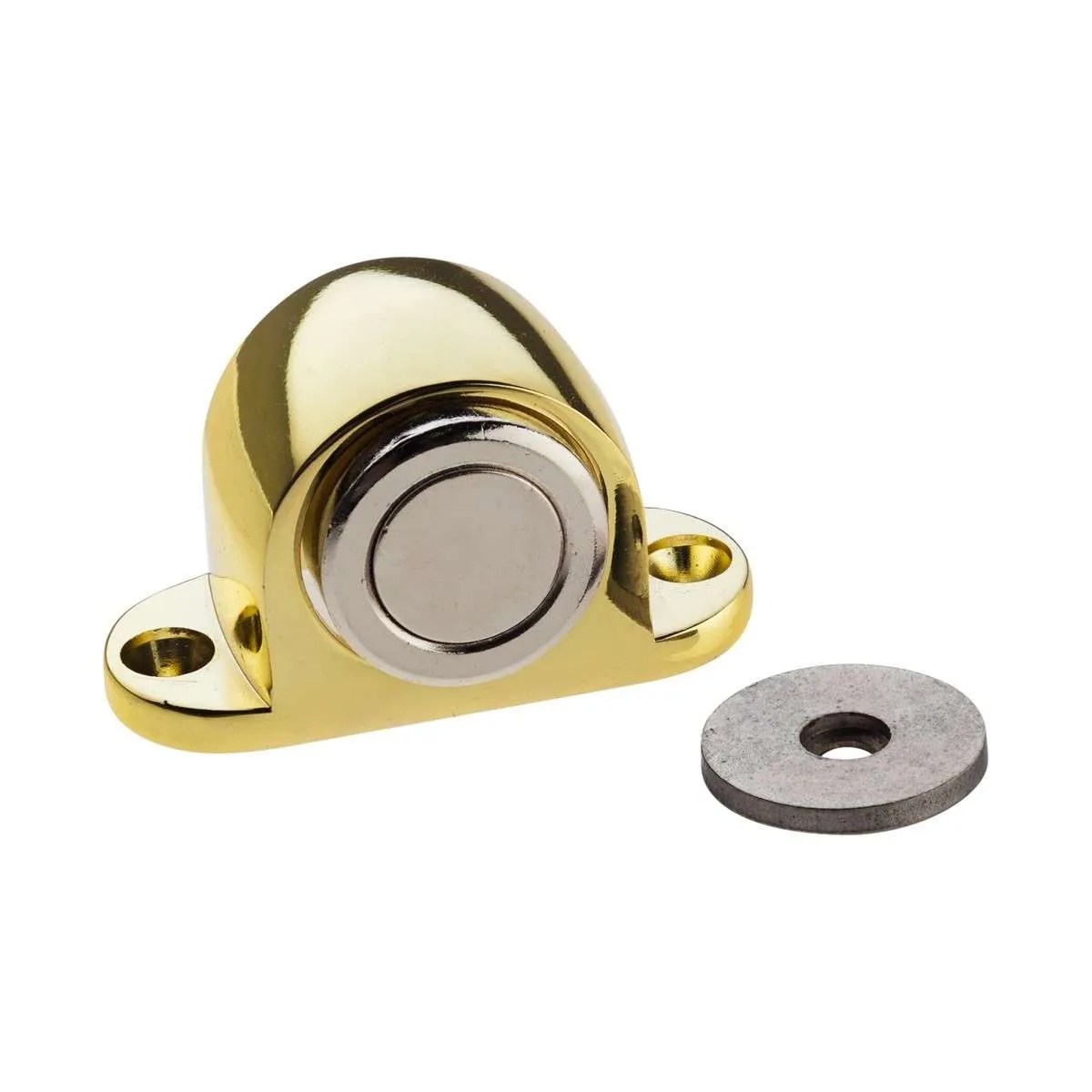 CH061 FLOOR MOUNTED DOOR STOP POLISHED BRASS Cobe Hardware