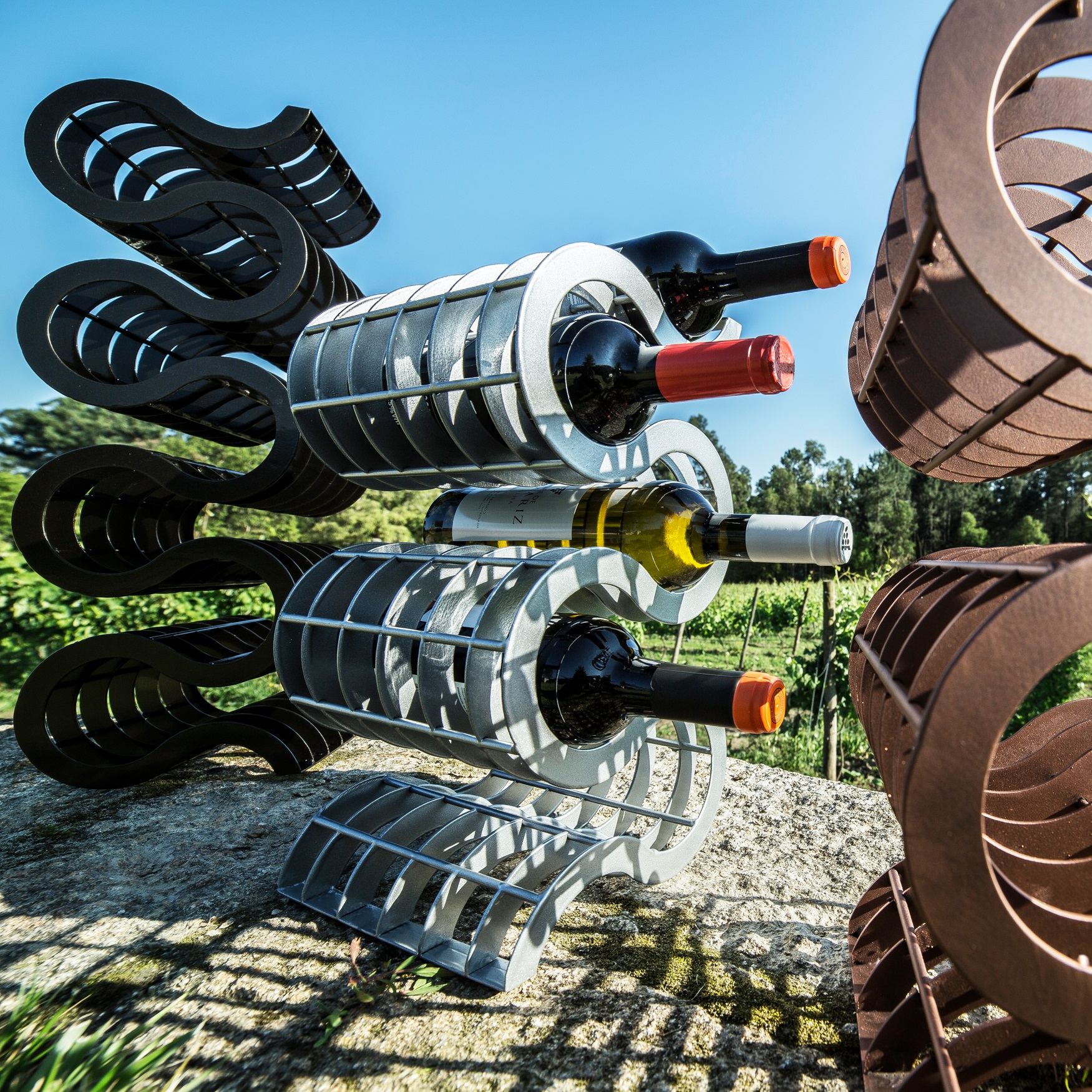 Wavy Wine Rack Cobermaster Concept