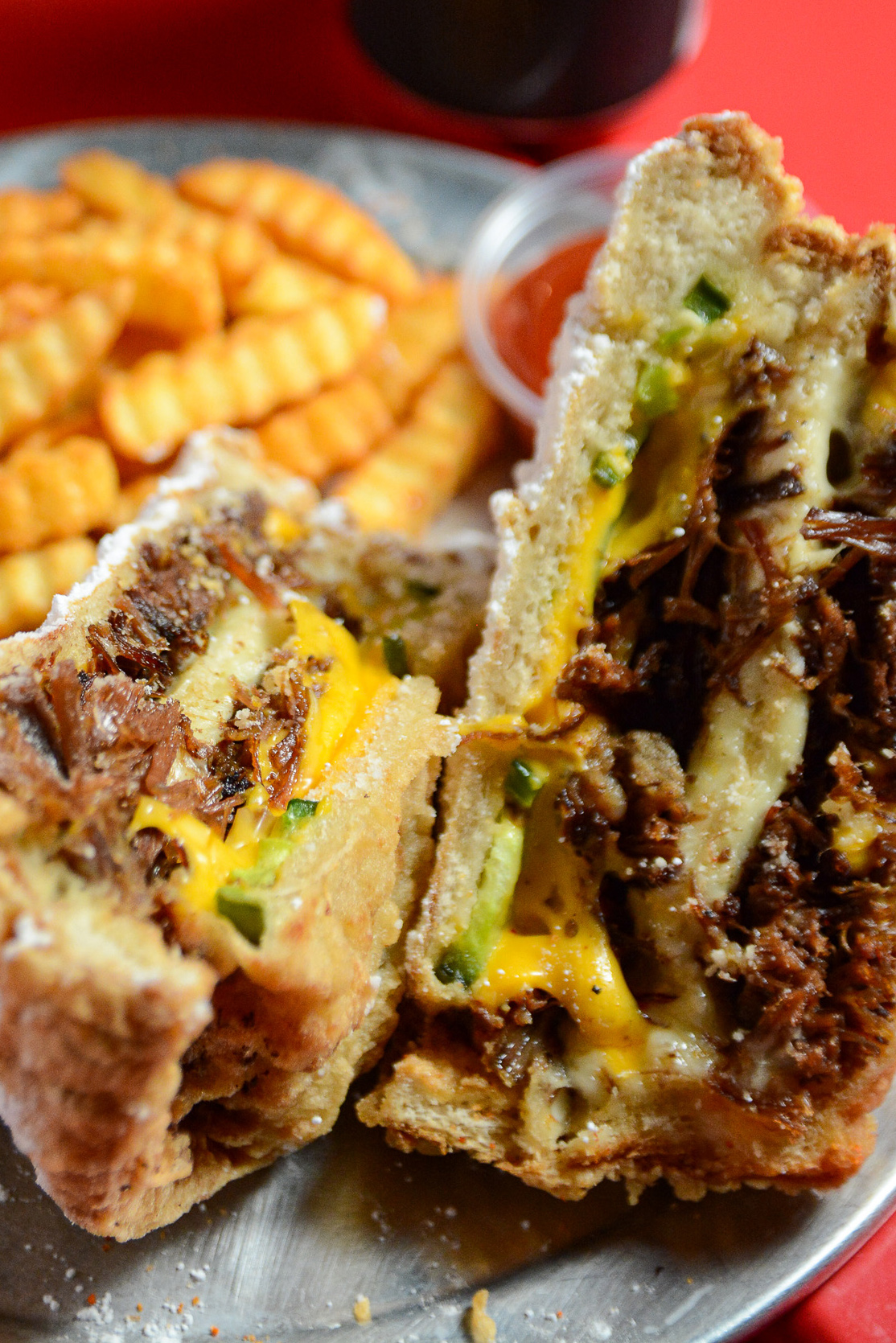 Brisket Monte Cristo Sandwich Cobo's Houston BBQ & More