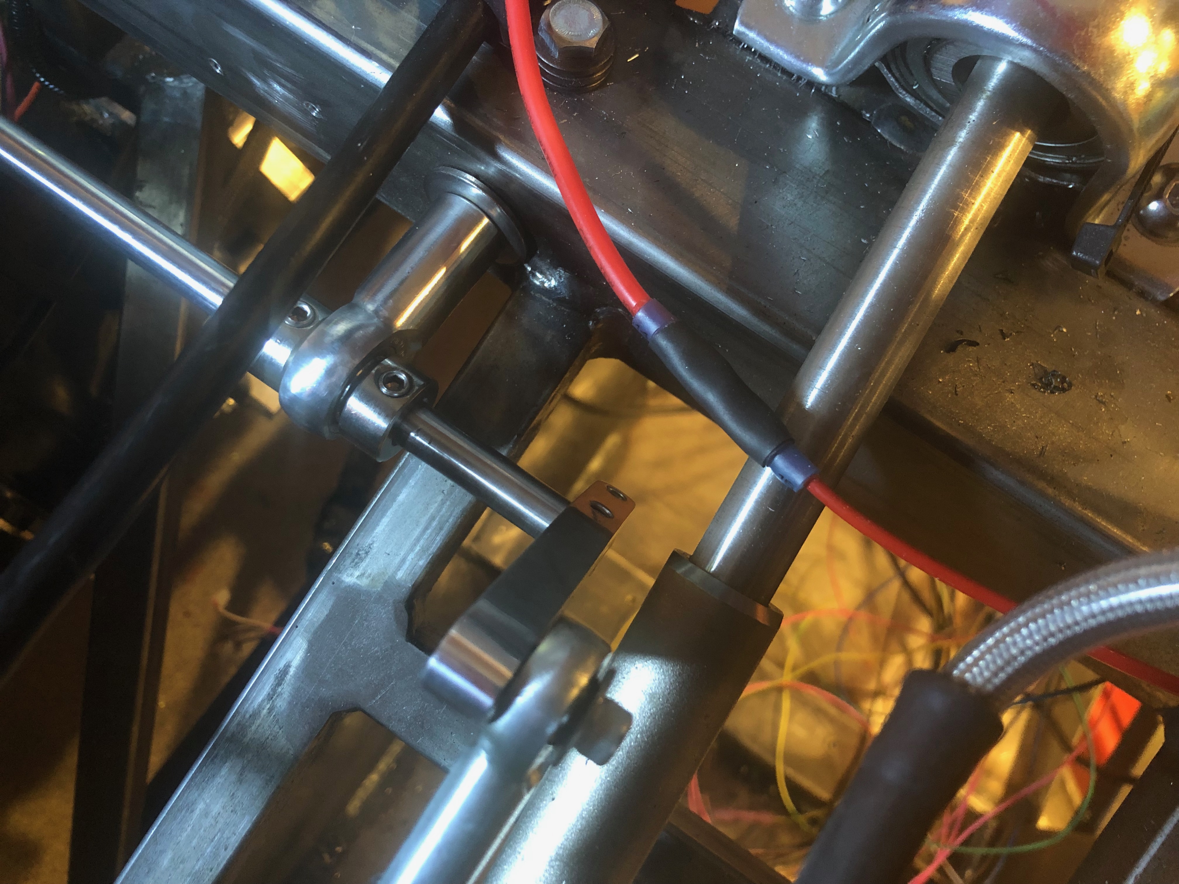 Finished Throttle Linkage Jennifer's Cobra