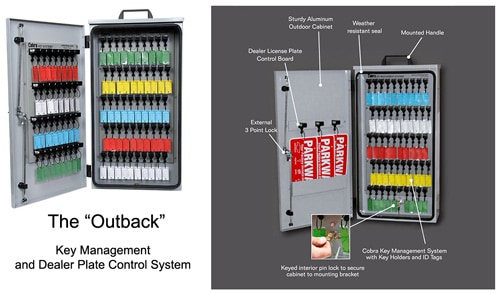 Outback Dealer Key Mechanical Key Control Tamper
