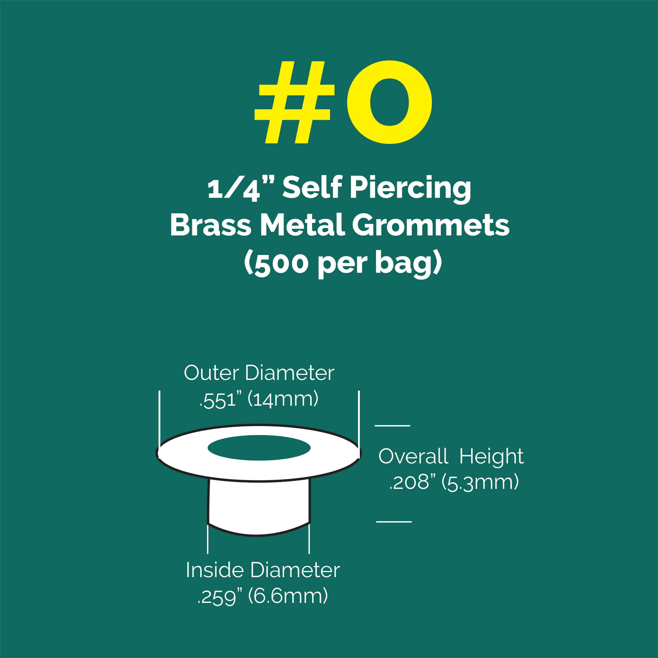Buy Self Piercing Brass Grommets Online in USA