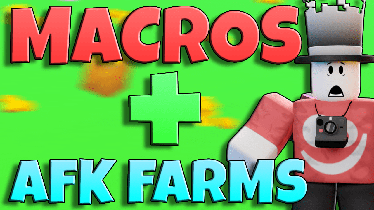 How To Use Macros In Roblox! (Create AFK Farms!) Cocajola