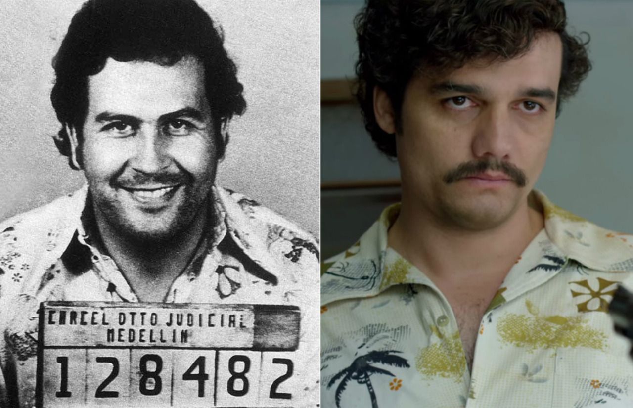 Pablo Escobar y otros personajes de ‘Narcos’ en la vida real