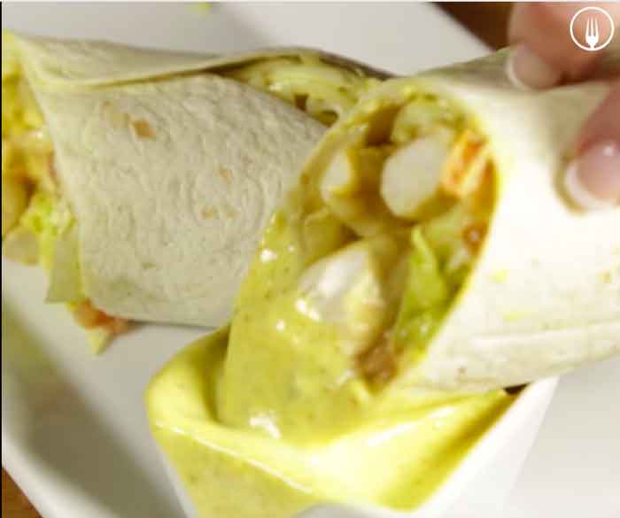 wraps de pollo Recetas de Cocina Casera