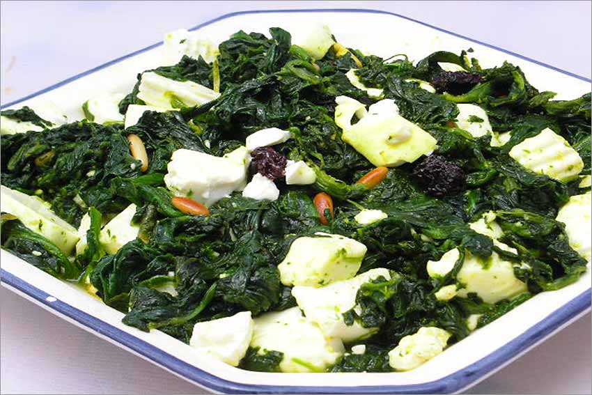 Espinacas con queso fresco ⋆ Cocina para Torpes