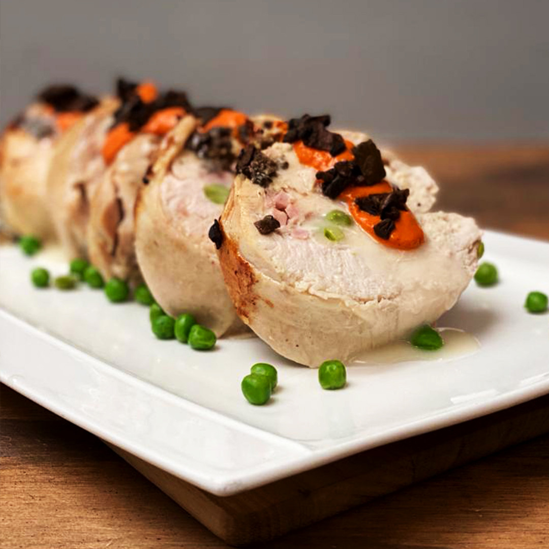 ARROLLADO DE POLLO RELLENO Cocineros Argentinos