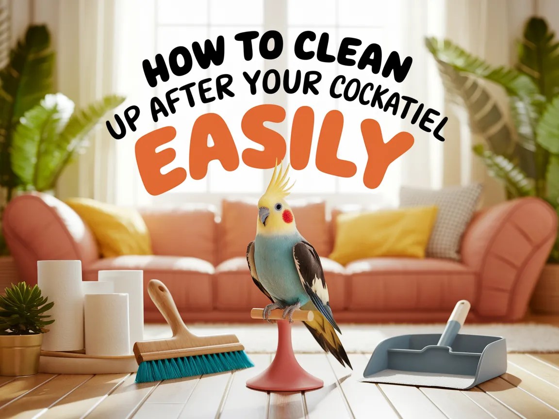 How To Clean Up After Your Cockatiel Easily