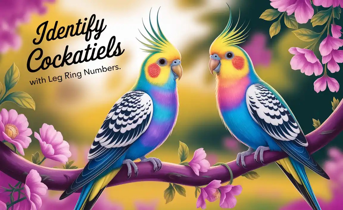 Identify Cockatiels With Leg Ring Numbers
