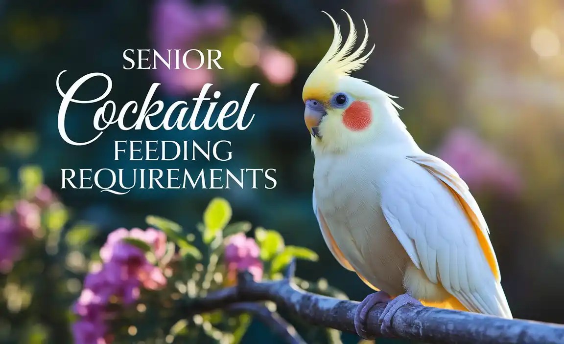 Senior Cockatiel Feeding Requirements