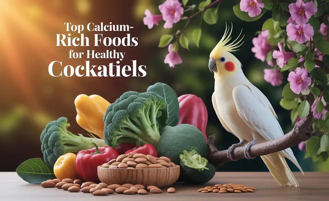 Top Calcium-Rich Foods For Healthy Cockatiels