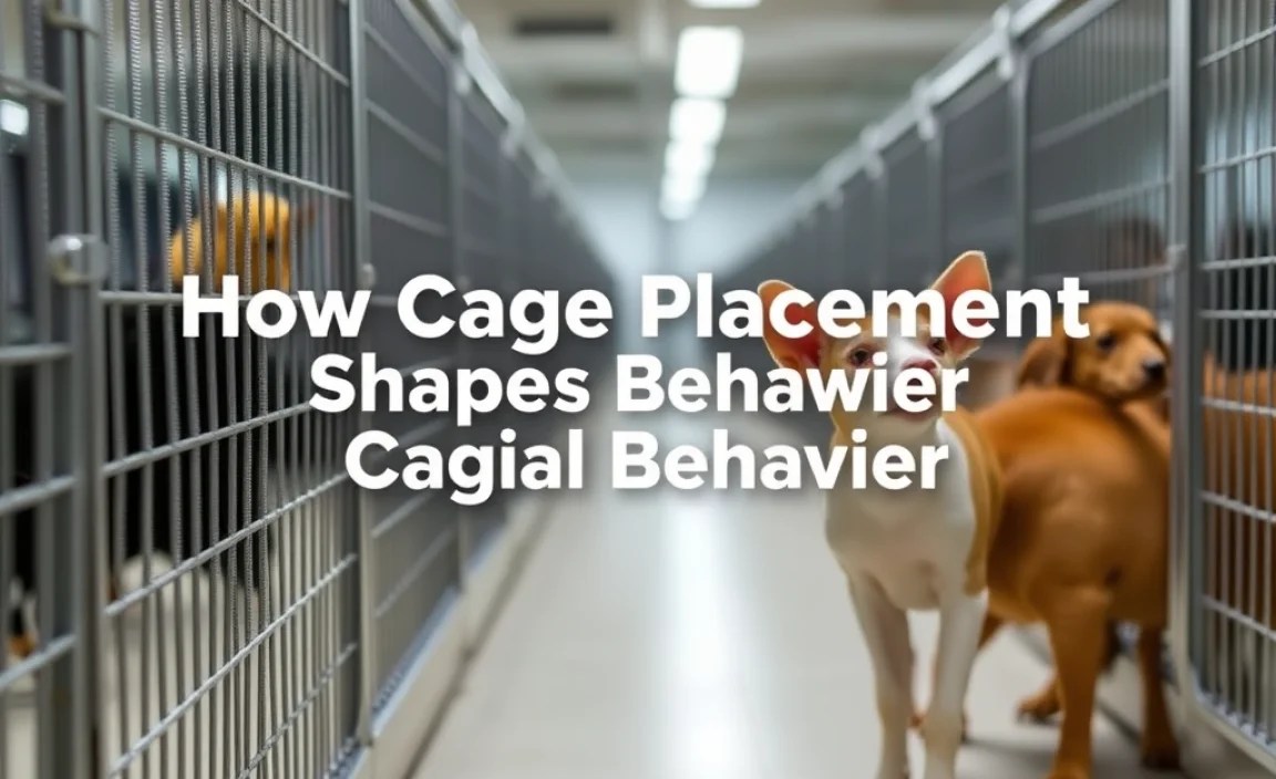 Behavioral Changes Associated with Cage Placement
