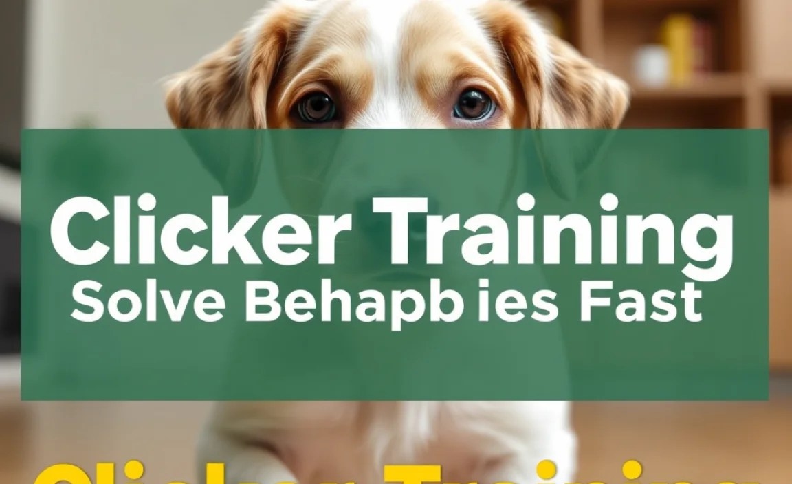 Clicker Training: Solve Behavior Problems Fast