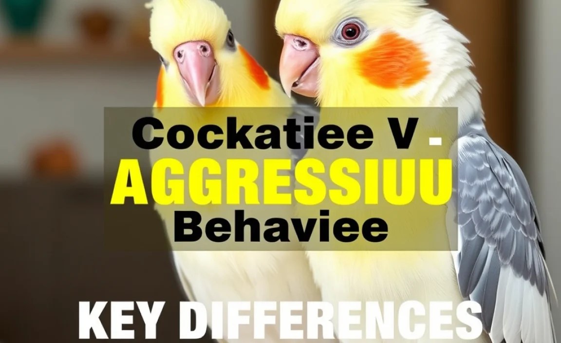 Cockatiel Mating Vs Aggressive Behavior: Key Differences