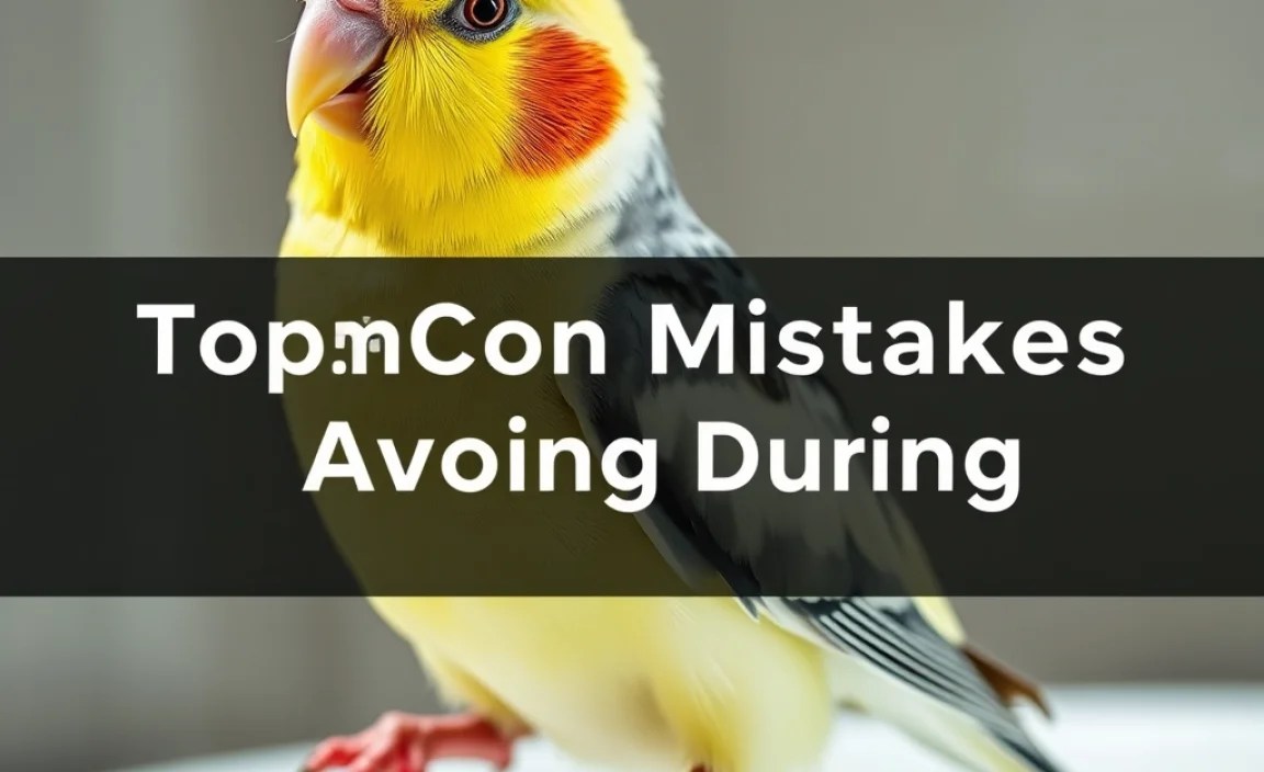 Common Mistakes to Avoid During Cockatiel Bathing