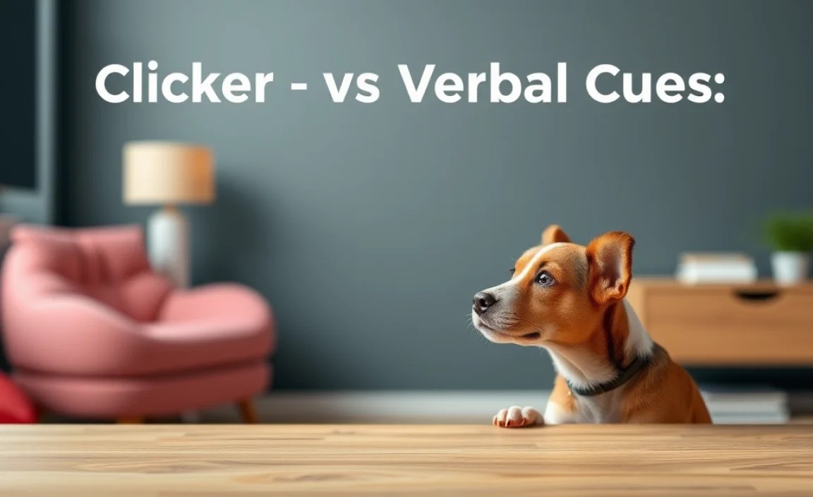 Comparative Effectiveness: Clickers vs Verbal Cues