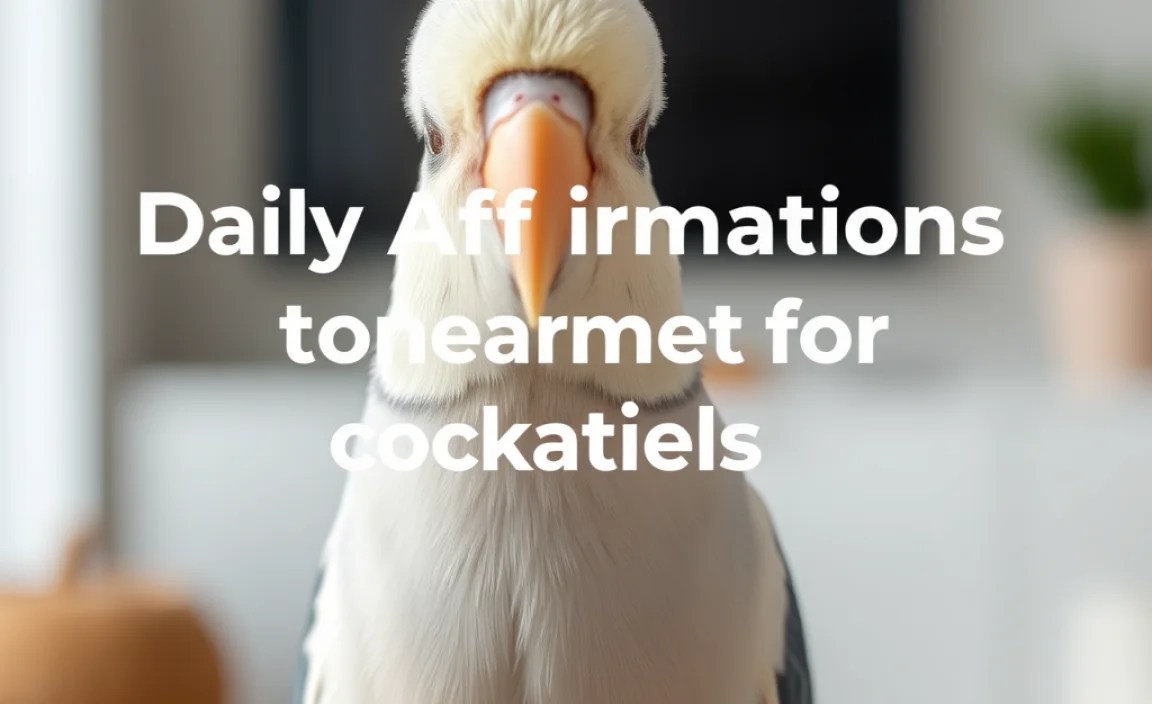 Creating Effective Affirmations for Cockatiels