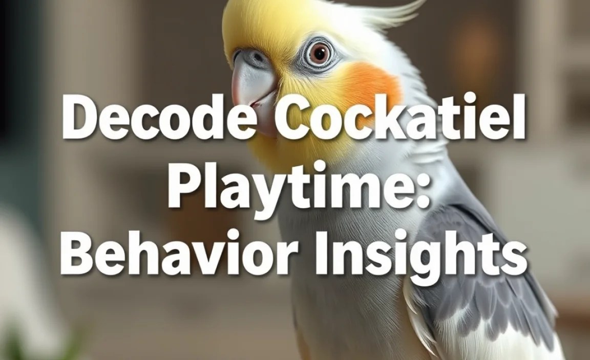 Decode Cockatiel Playtime: Behavior Insights