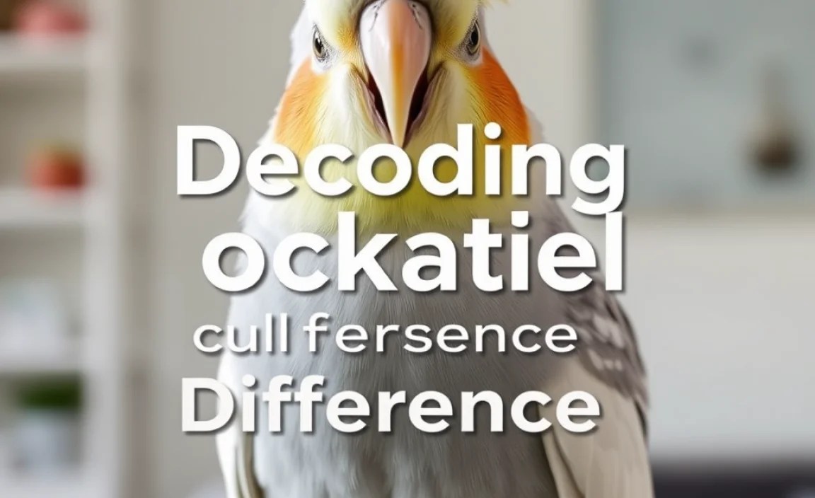 Decoding Cockatiel: Screaming Vs Calling Differences