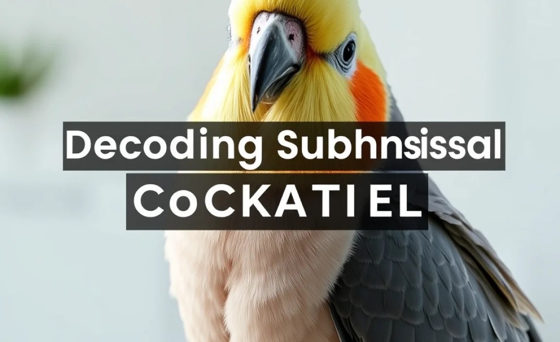 Decoding Submissive Cockatiel Behavior Guide