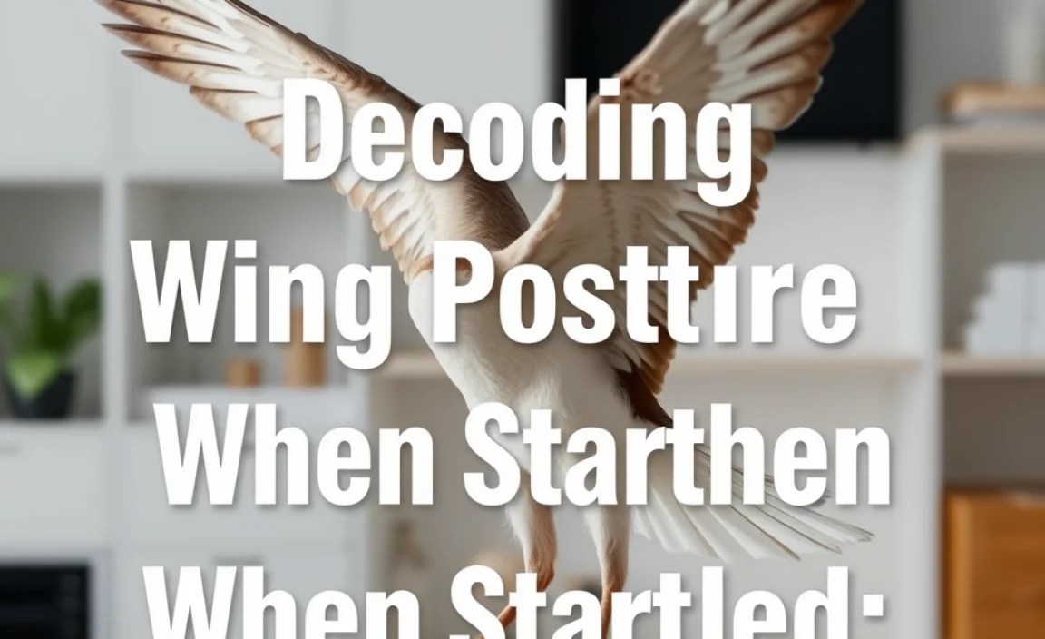 Decoding Wing Posture When Startled: Key Insights