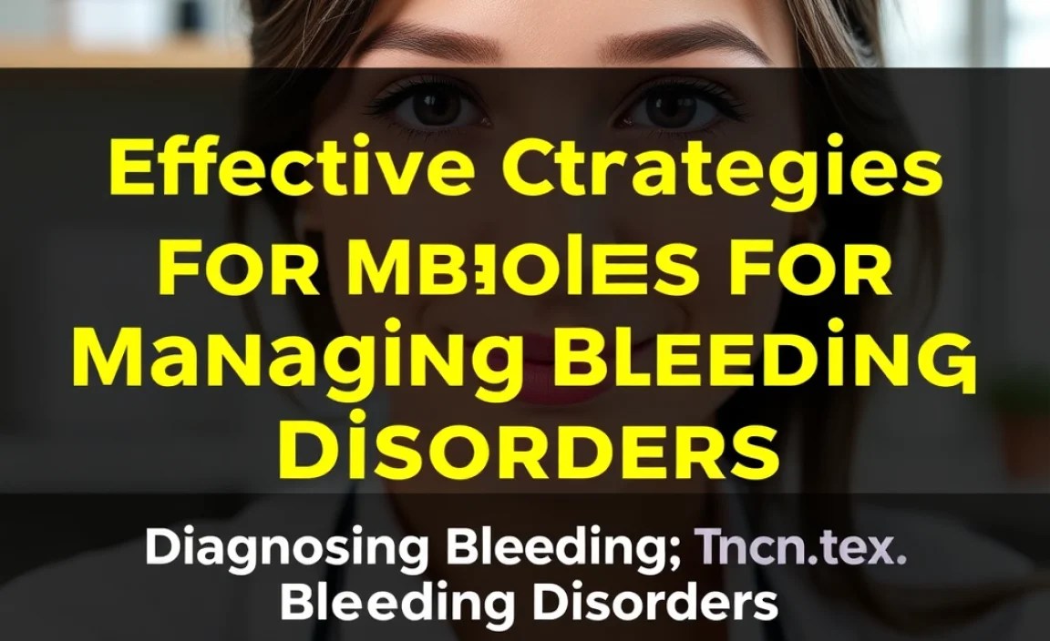 Diagnosing Bleeding Disorders