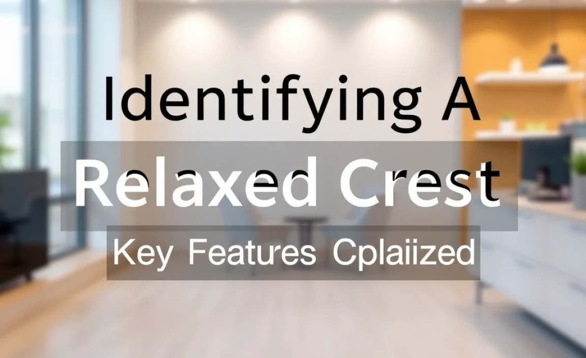 Identifying A Relaxed Crest: Key Features Explained