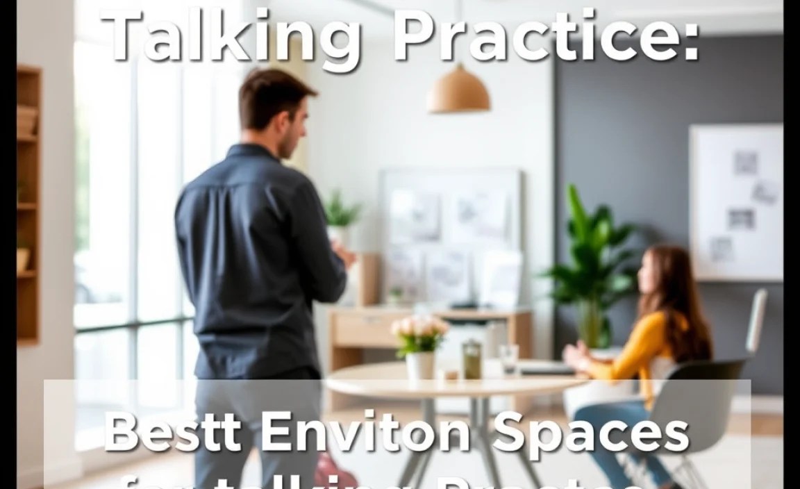 Identifying Optimal Spaces for Talking Practice
