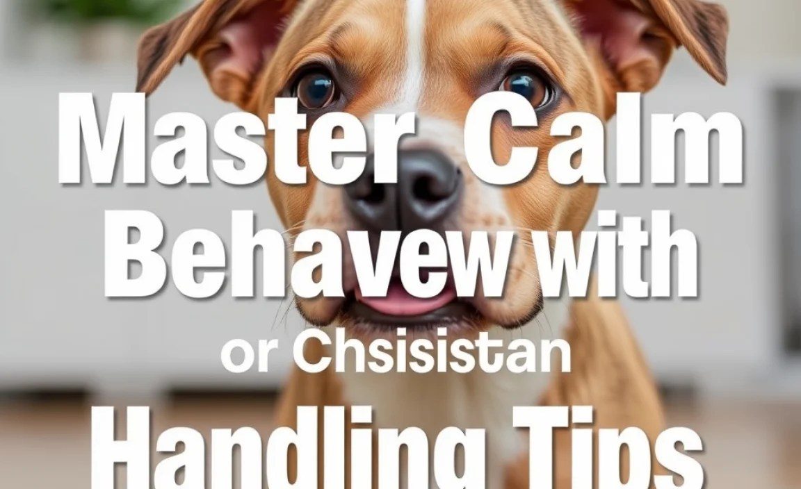 Master Calm Behavior With Consistent Handling Tips
