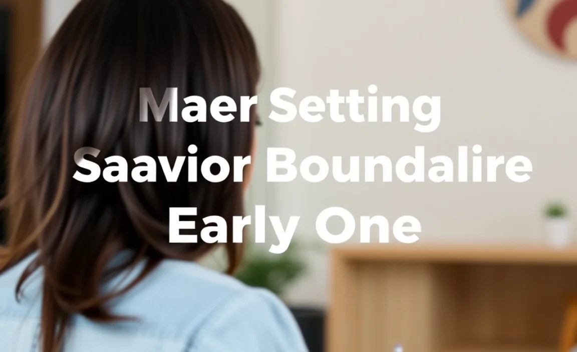 Master Setting Behavior Boundaries Early On