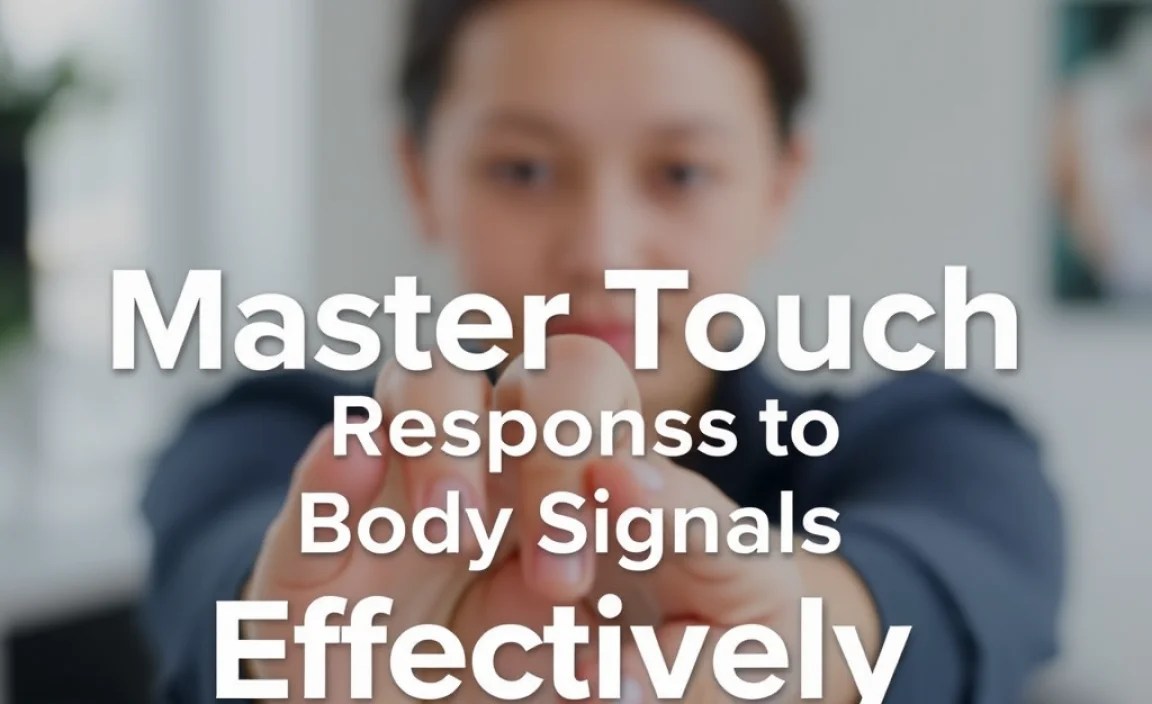 Master Touch Response To Body Signals Effectively
