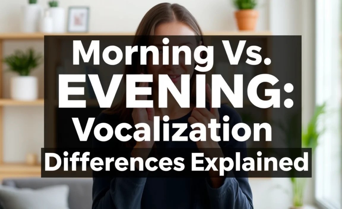 Morning Vs Evening: Vocalization Differences Explained
