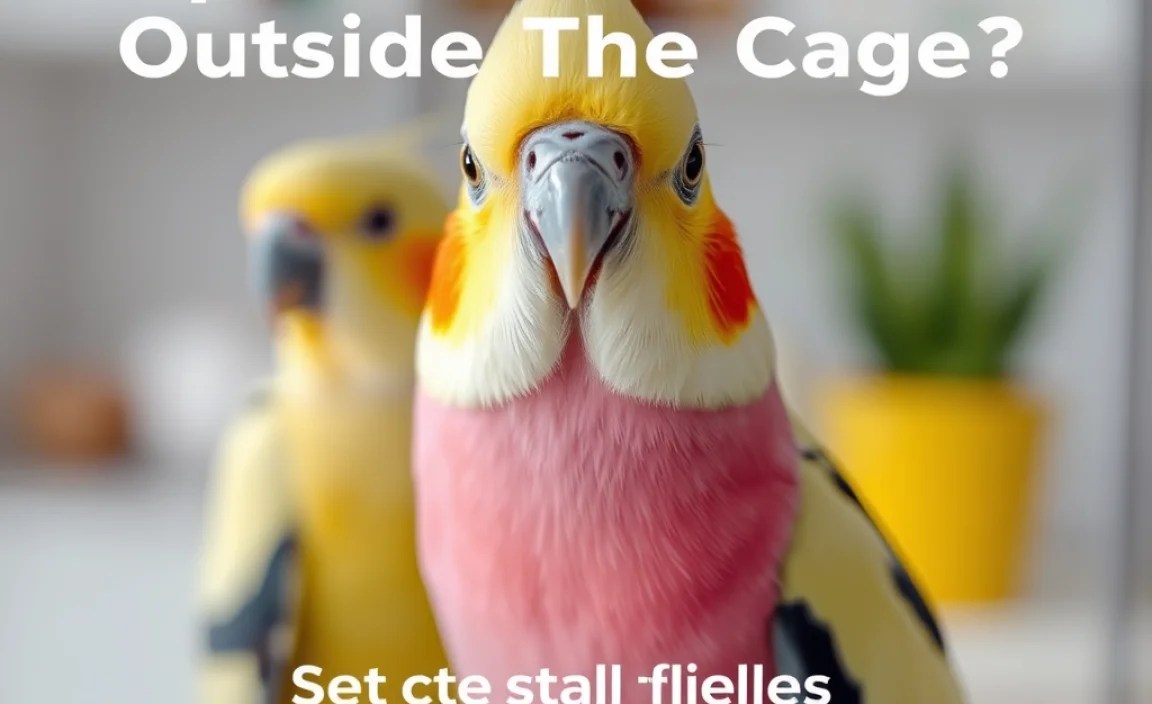Potential Risks When Cockatiels Are Unsupervised