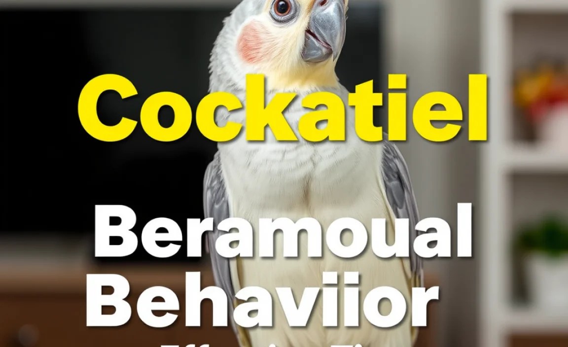 Tackle Cockatiel Hormonal Behavior: Effective Tips