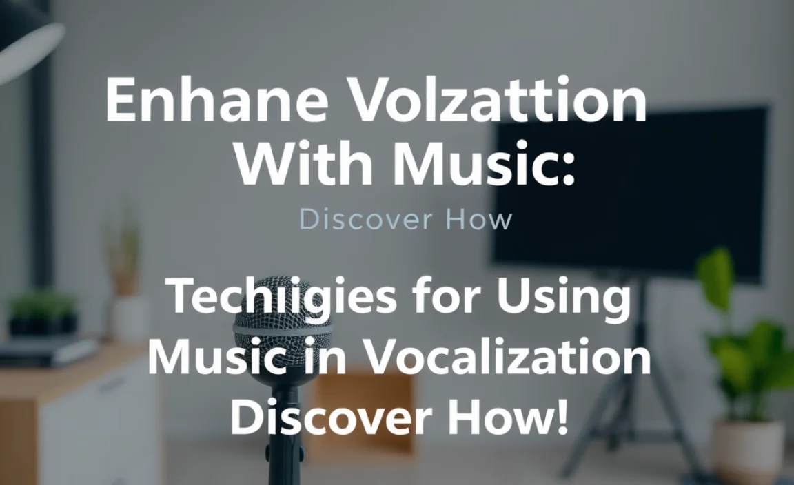 Techniques for Using Music in Vocalization