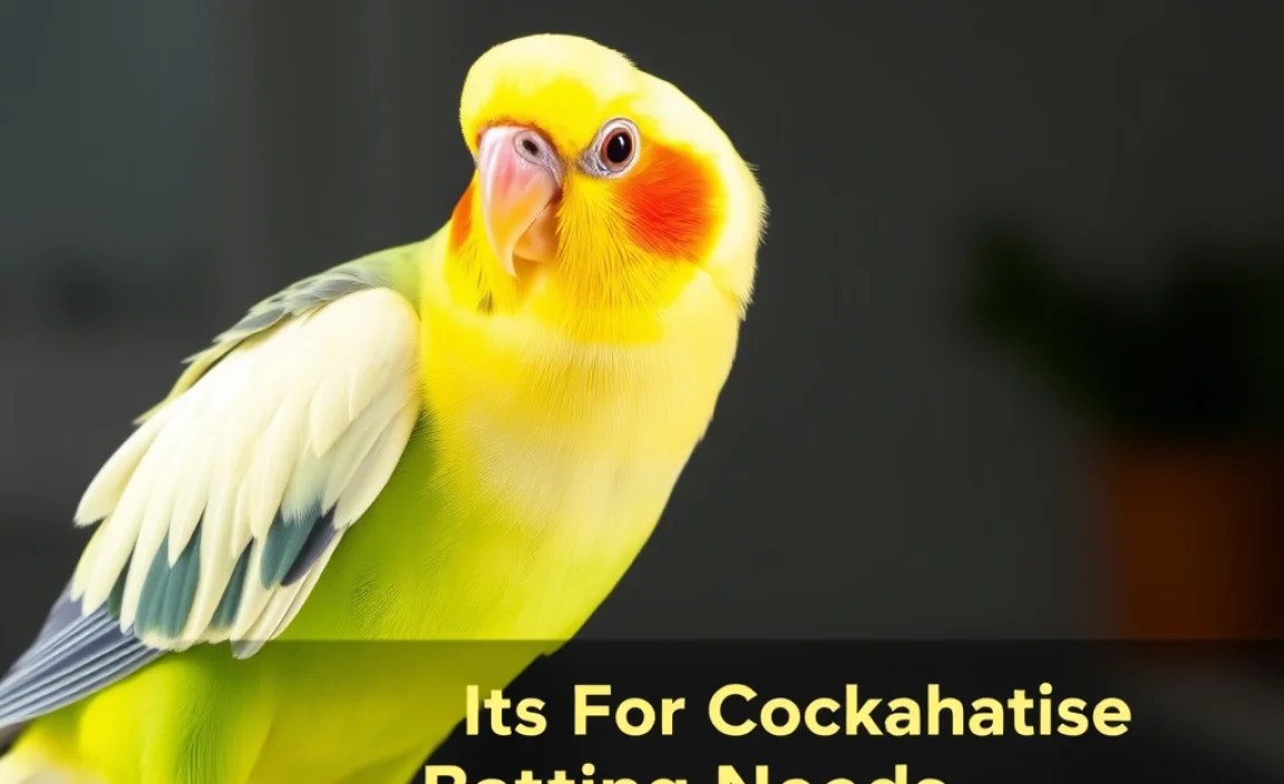 Understanding Cockatiel Bathing Needs
