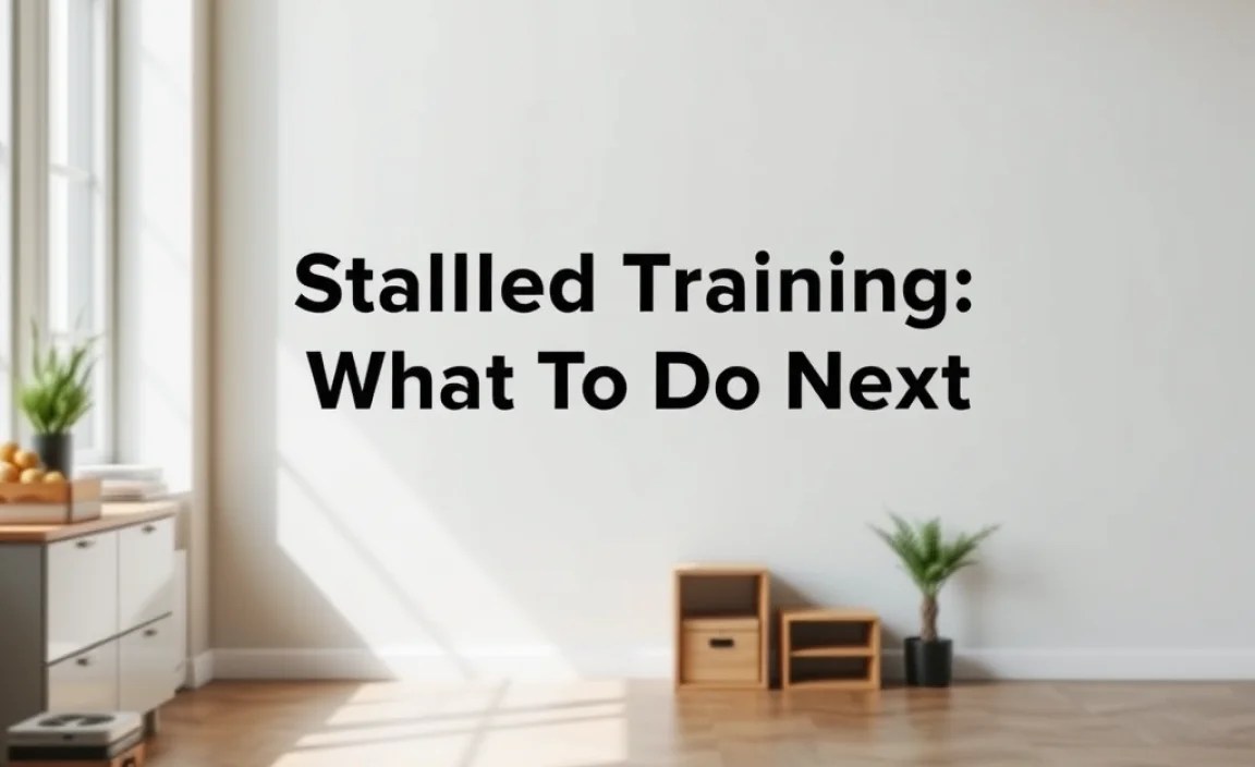 What to Do When Training Progress Stalls