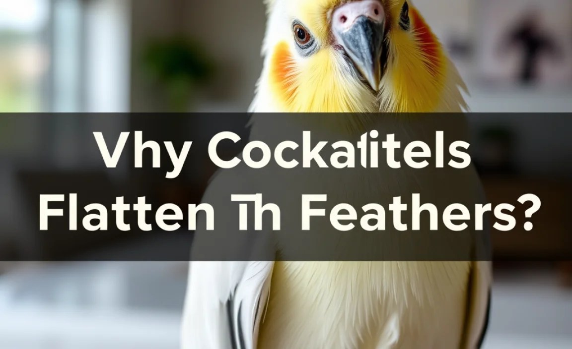 Why Cockatiels Flatten Their Feathers: Explained