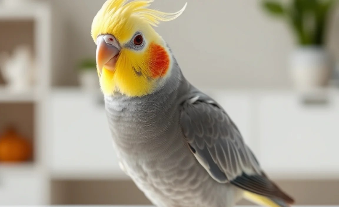 # Why do cockatiels preen?