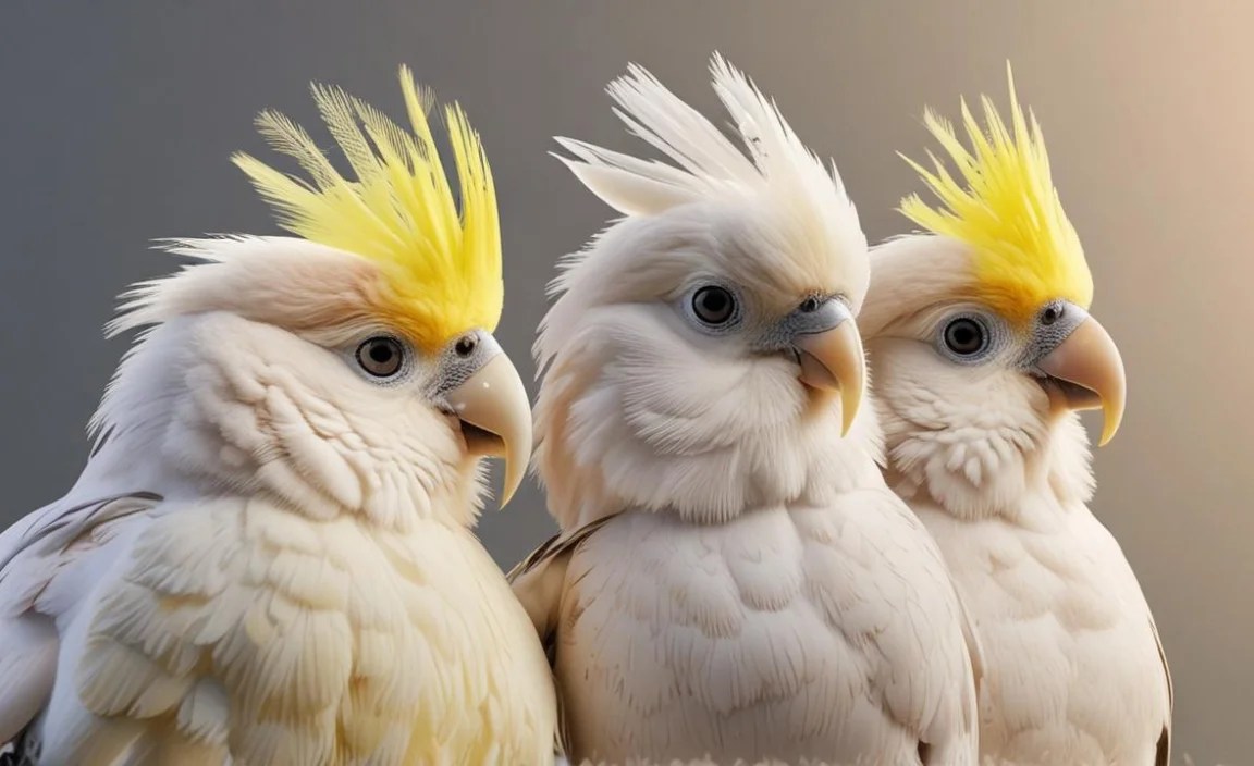 Exploring Mutation Color Variations in Cockatiels
