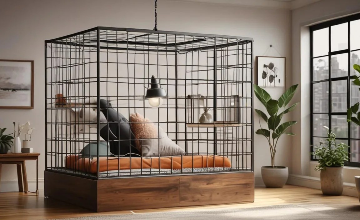 Preparing the Cage for Cleaning
